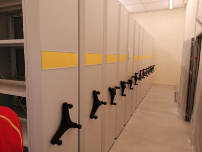 I august 2020 leverte og installerte SIA «Viss veikaliem un warehouse» mobile arkivhyller i Estland.12
